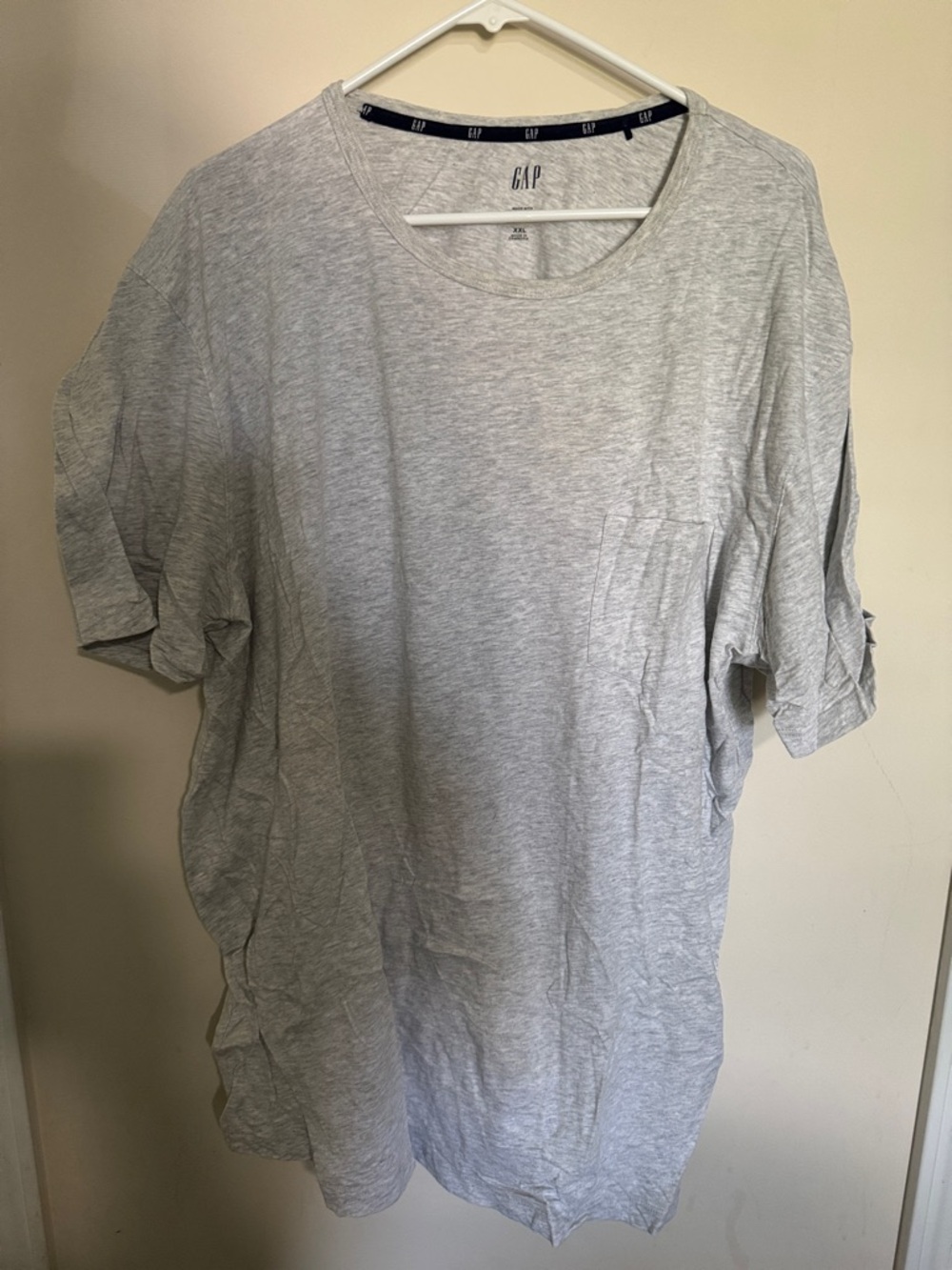 GAP Light Gray Short Sleeve Pocket Tee